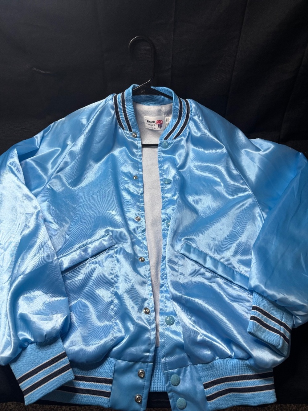 King Louie Pro-Fit Baby Blue Bomber Jacket Medium